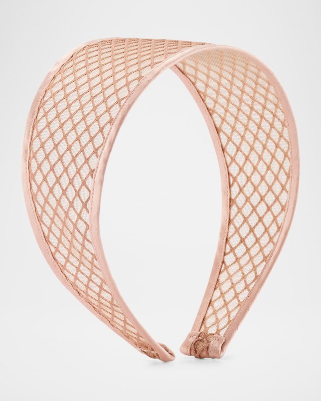 Giselle Fishnet Wide Headband